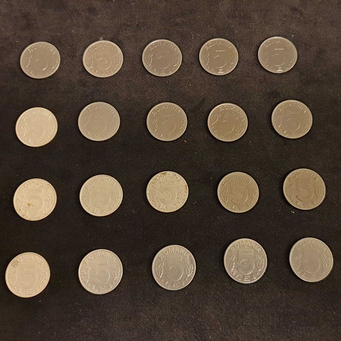 LOT monede 5 lei - 1992-1996