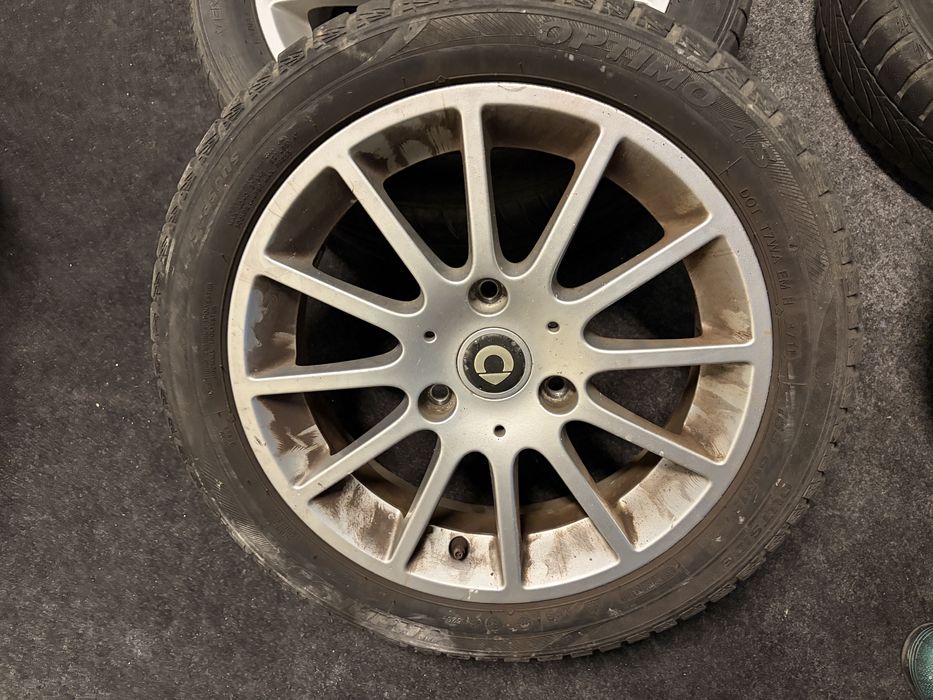 Jante cu cauciucuri Smart ForTwo stare foarte buna cauciucuri OK