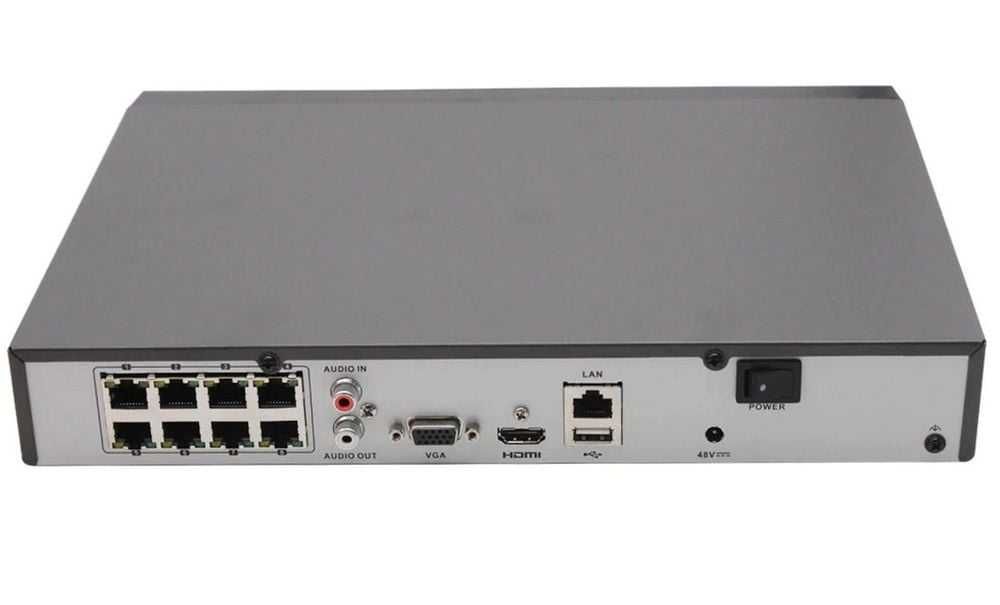 NVR DVR Hikvision DS-7608NI-K1/8P(C), 8 Canale PoE, Suport ONVIF, 8MP