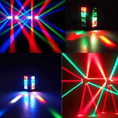 Moving Head Spider 8x6W RGBW DMX512 Party DJ Light Disco