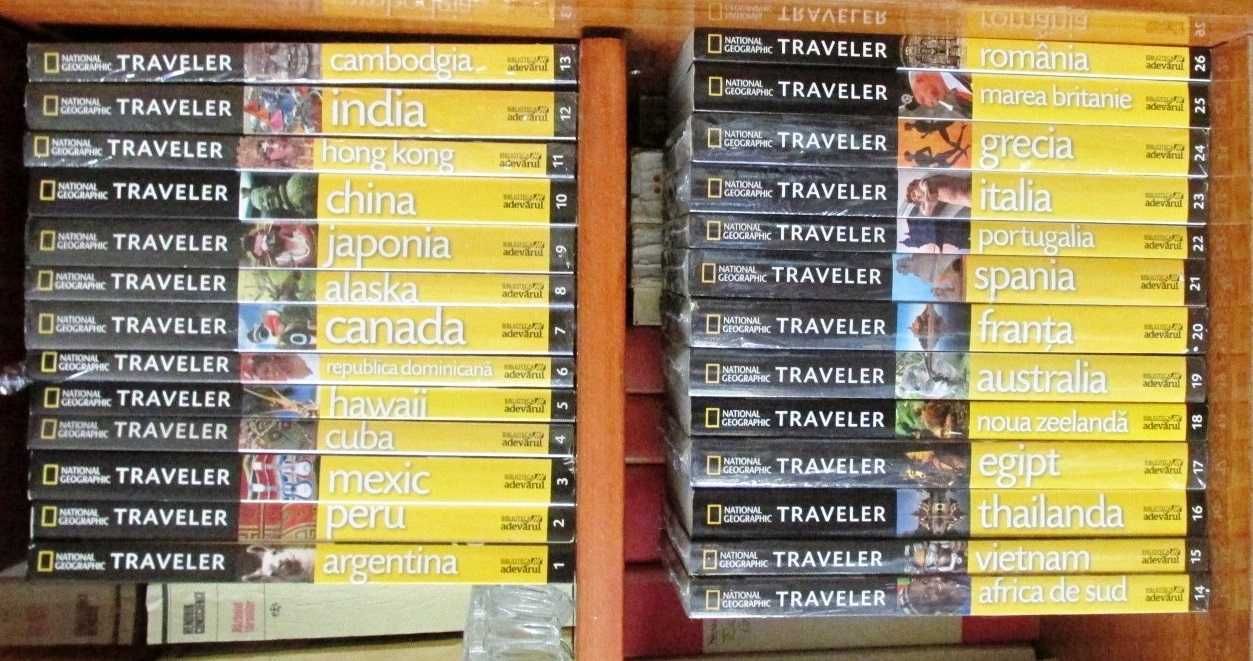 Colectia "NATIONAL GEOGRAPHIC Traveler", 26 volume (Serie completa)
