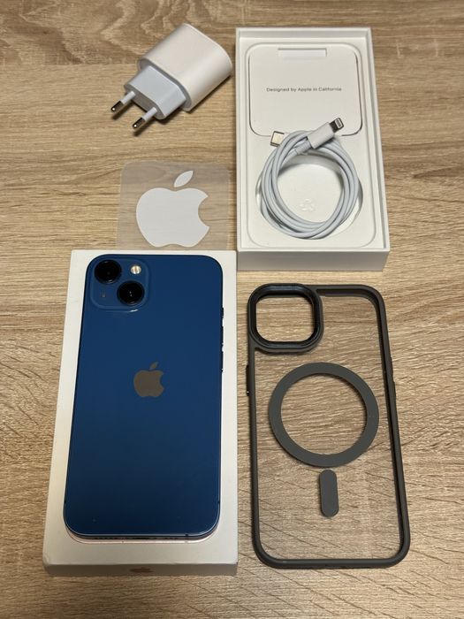 iPhone 13 Blue, 128GB, stare foarte buna, 100% original