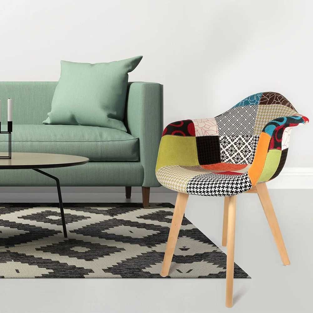 Многоцветен полиестерен фотьойл/кресло Home Deco Factory