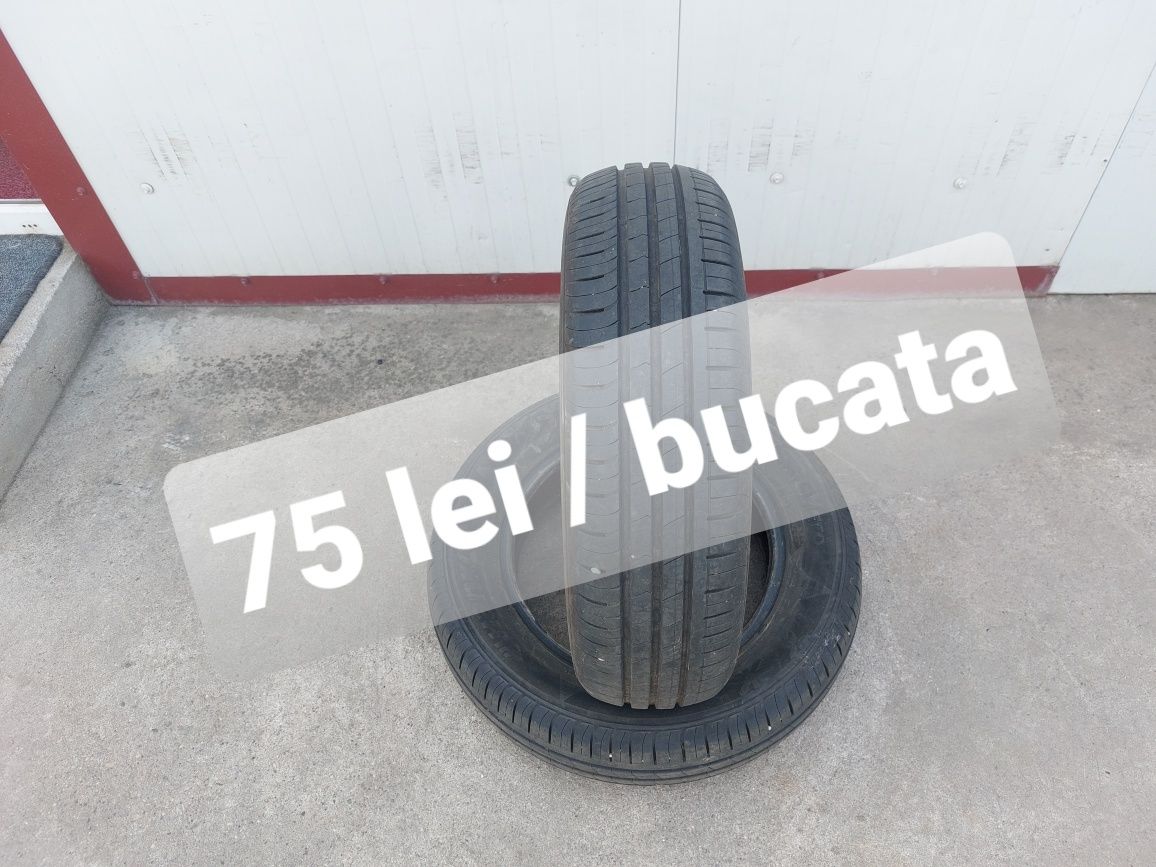 75 lei bucata! Doua anvelope de vara 165 70 14 Hankook dot 2021