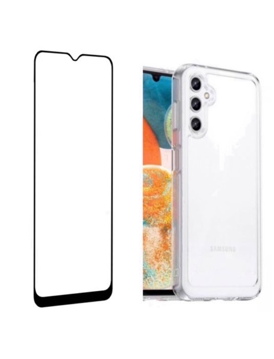 Husa Guardian Case + Folie Sticla 11D Samsung A21s/A22/A23/A24/A25/A26