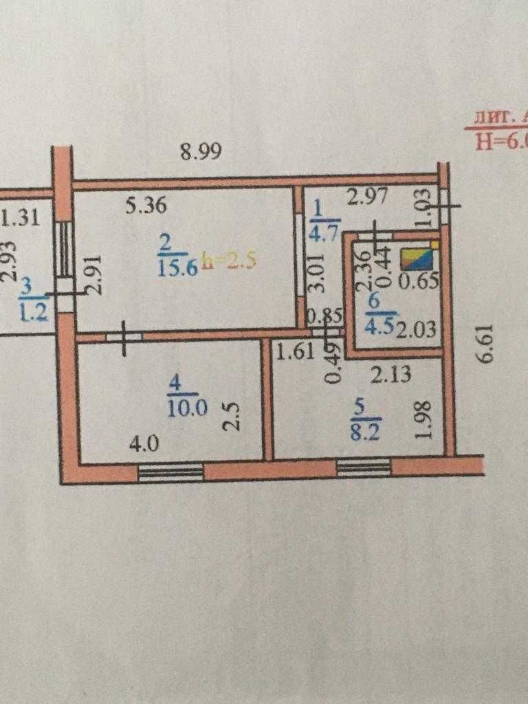 Срочно продам! 2-х комнатная квартира, 44,2, 2/2 этаж п. Бишкуль