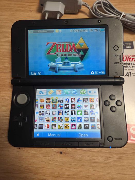 Nintendo 3DS Xl modat cu Sandisk 128gb peste 150 jocuri instalate