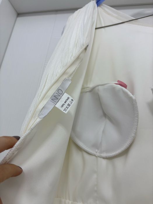 Rochie mireasa din matase naturala