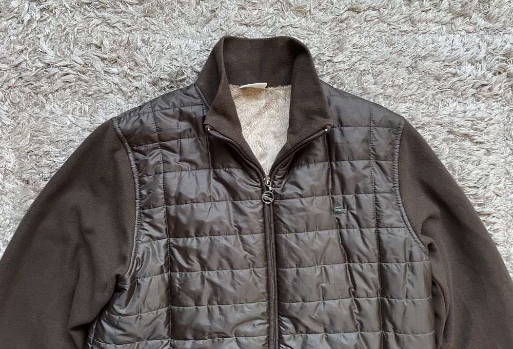 Geaca originala Lacoste matlasata/imblanita L maro