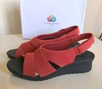 Sandale dama platforma CLARKS mar 39.5 uk6 25.5cm NOI transport gratis