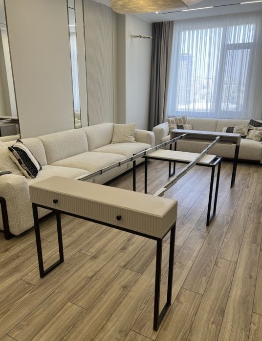 Купить Стол Трансформер Для Гостей ПОД ВАШ ИНТЕРЬЕР ИЗ Мдф 3-4 Метров