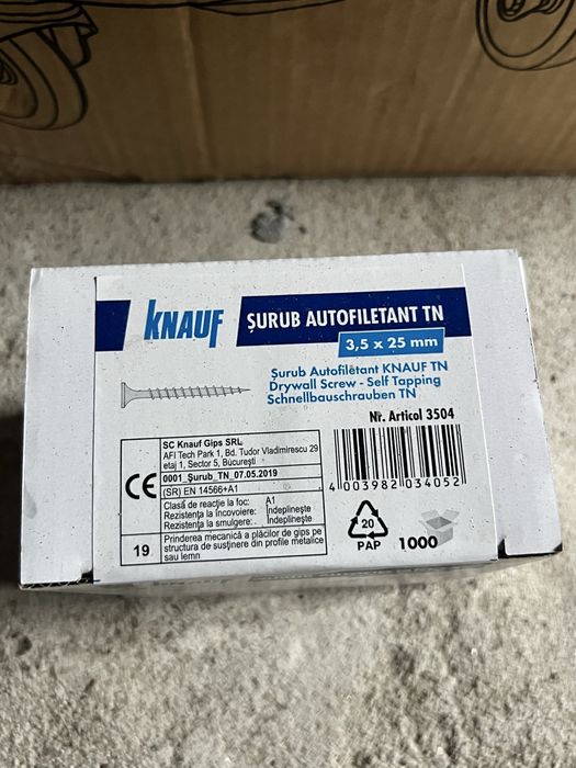 surub autofiletant knauf tn 3 5x25 mm