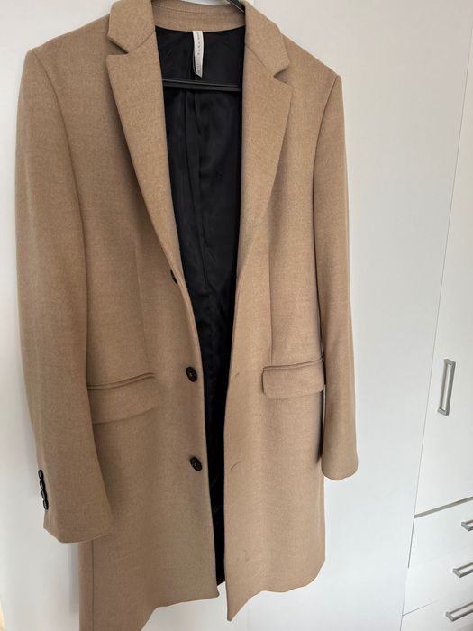 Мъжко палто Зара бежово