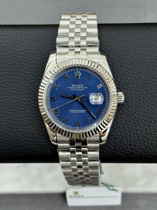 Rolex Date-Just 41mm Azzuro