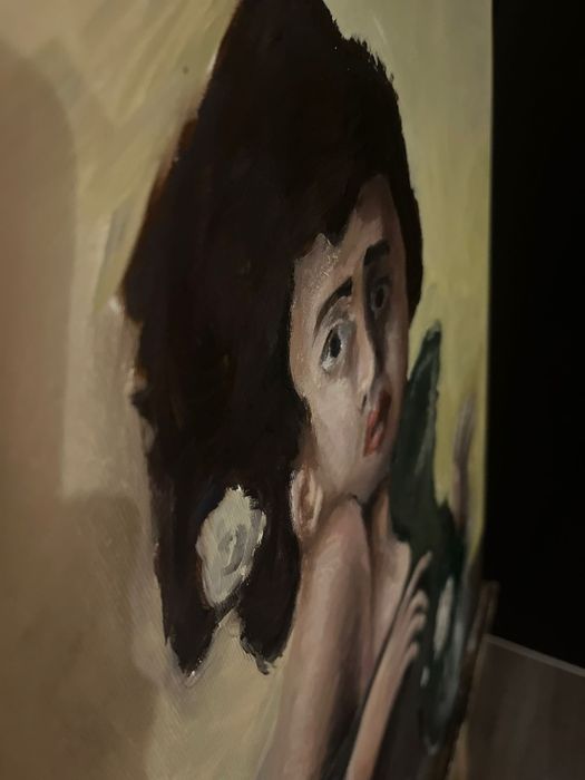 Realistic Woman Painting