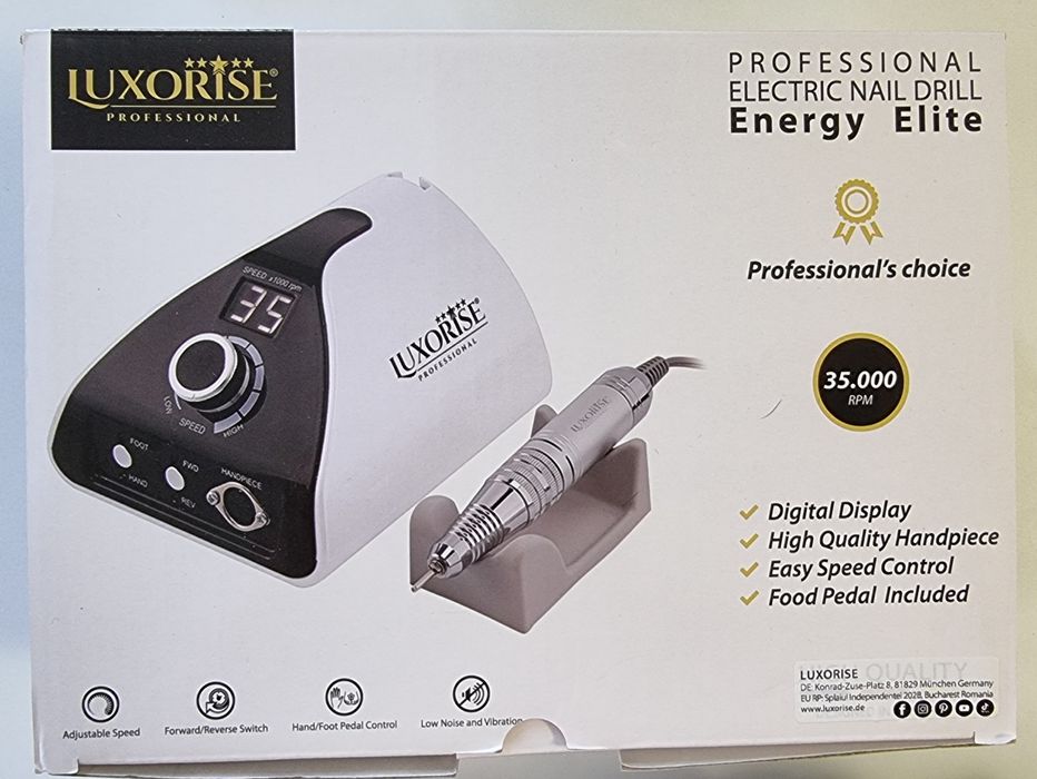 Set freza profesionala unghii+aspirator praf+accesorii