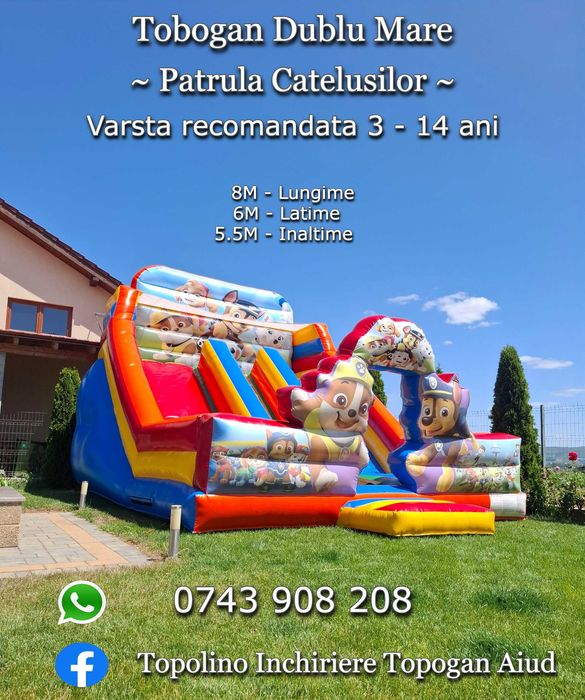 Tobogane  Gonflabile pentru diferite evenimente