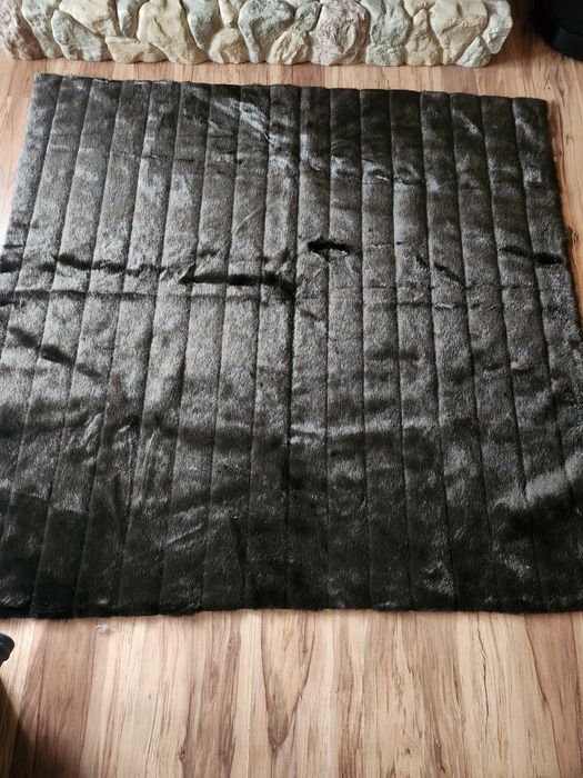 Material blană artificiala maro