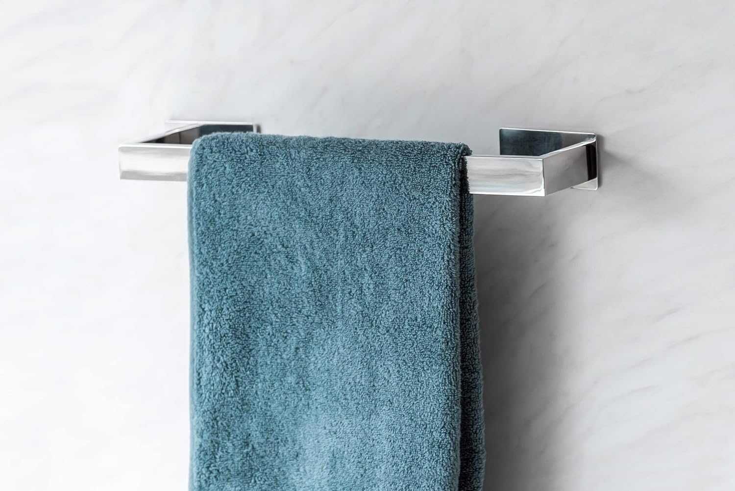 Suport prosop baie inox fara gauri autocolant |WNK 361702 Argintiu