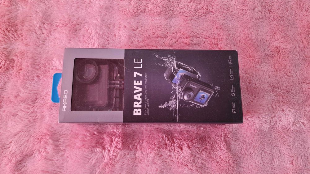 Camera video de actiune AKASO Brave 7 LE, Rezolutie 20MP, 4K60fps