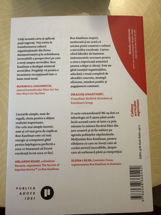 Carte Ron Kaufman si Alternative de Adrian Stanciu