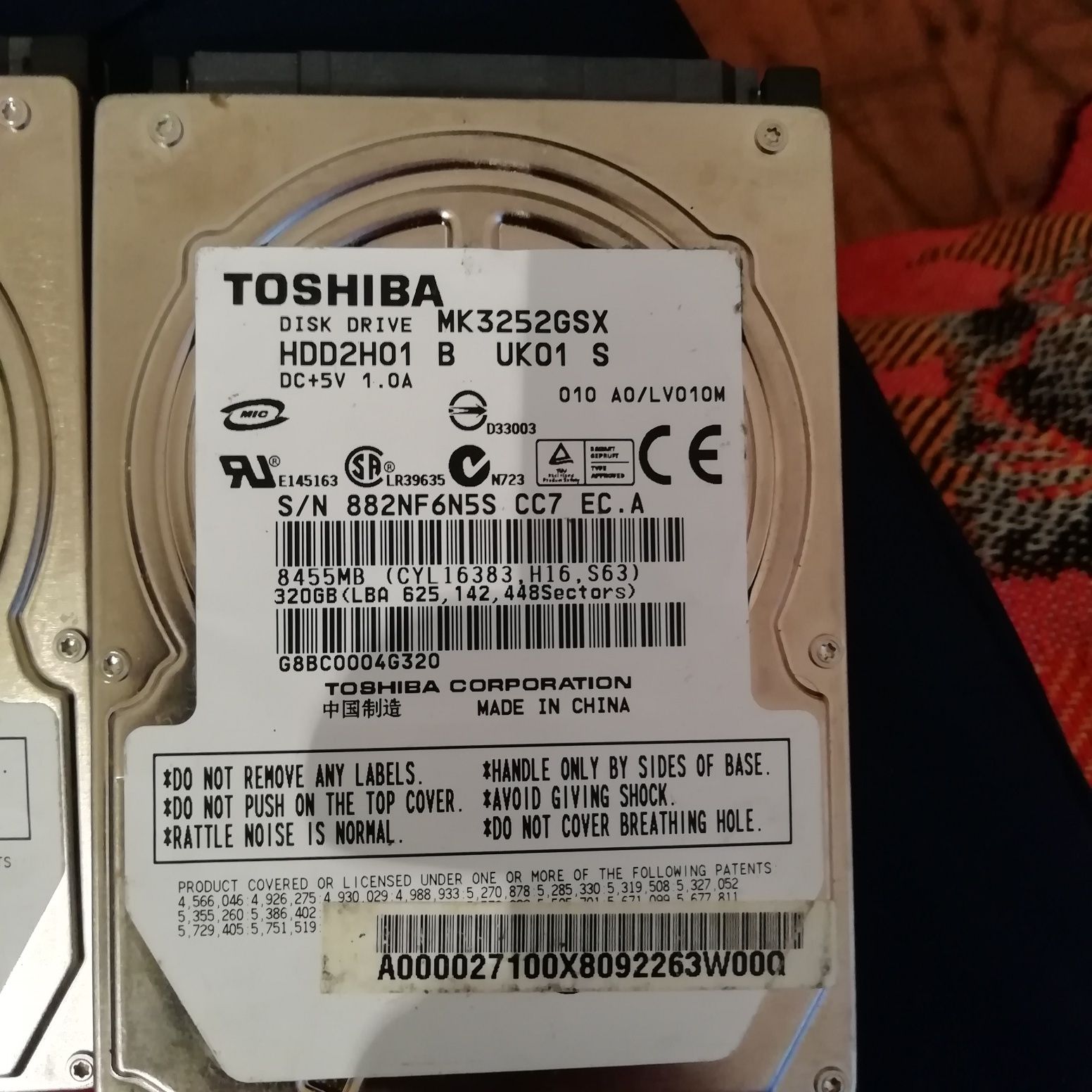 Продам 2 жёстких диска