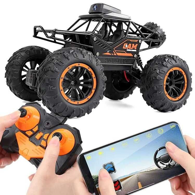 Masina off-road cu telecomanda si camera HD Masina RC Jeep Teren Greu