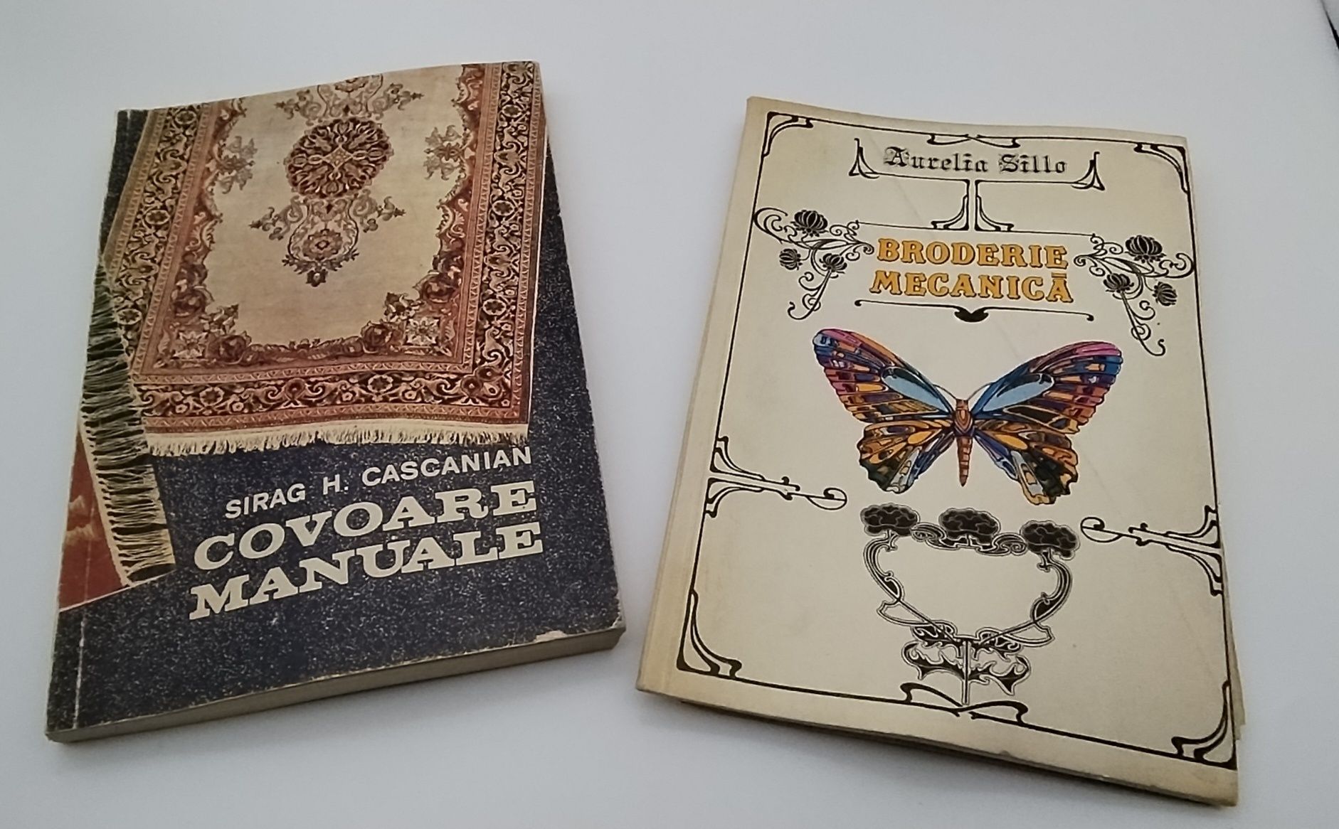 Carte covoare manuale, Carte broderie mecanica