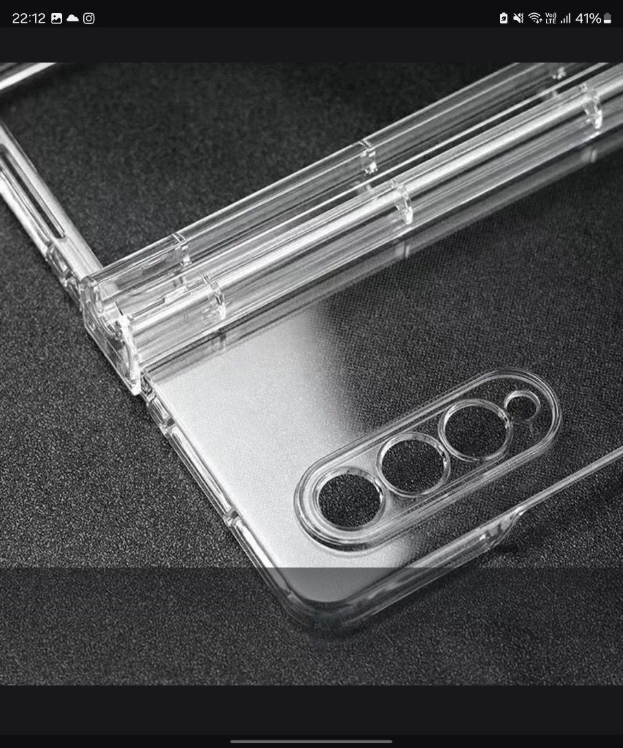 Чехол прозрачный на Samsung Z Fold 3