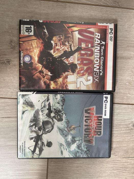 DVD игры «Rainbow Six Vegas 2» и «Hour of Victory»