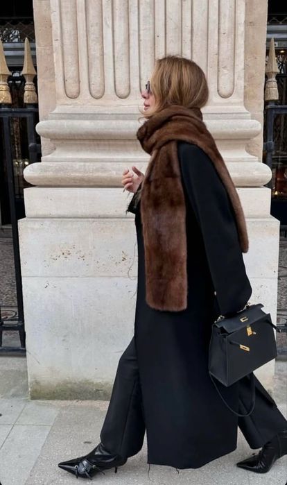 Манишка из премиального экомеха