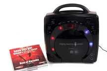 KARAOKE Singing Machine + microfon AKAI si 7 CD-uri cu negative, NOU