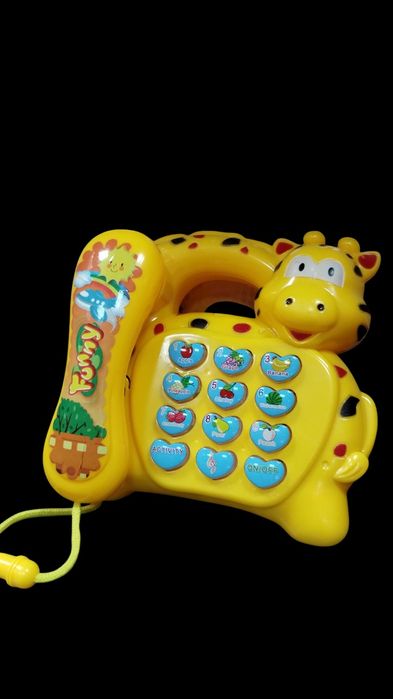 Детска музикална играчка телефон