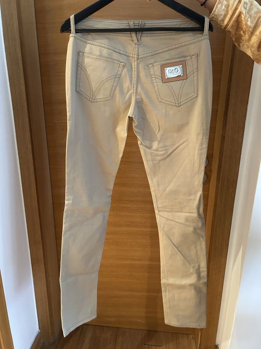 Дънки D&G с черен кант