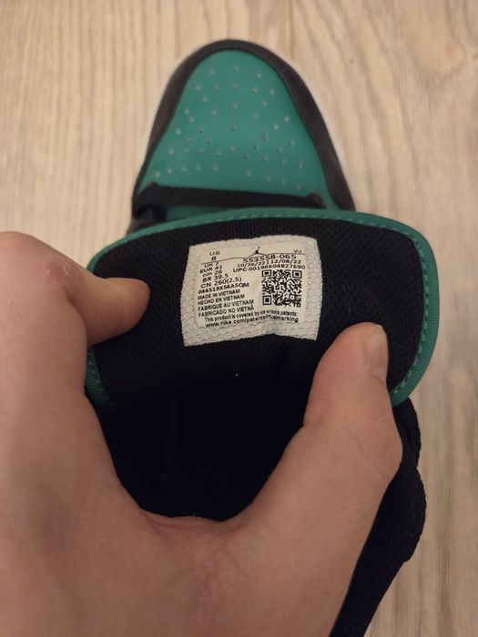 Jordan 1 Low Lucky Green