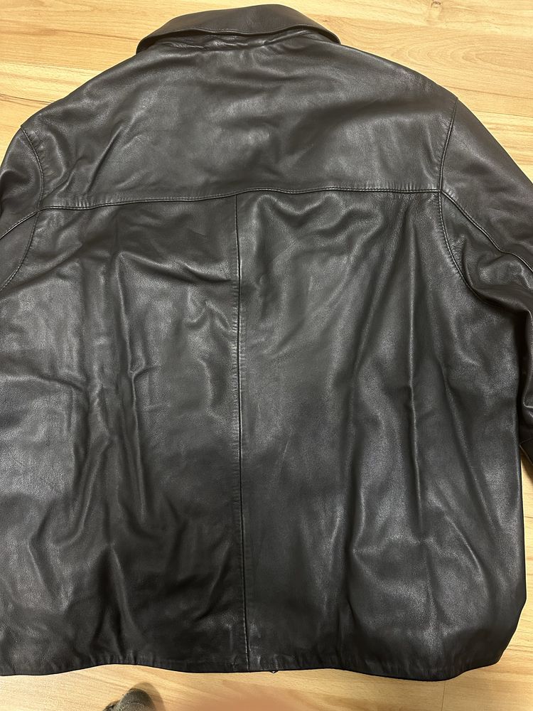 Мъжко яке от естествена кожа Zara XL