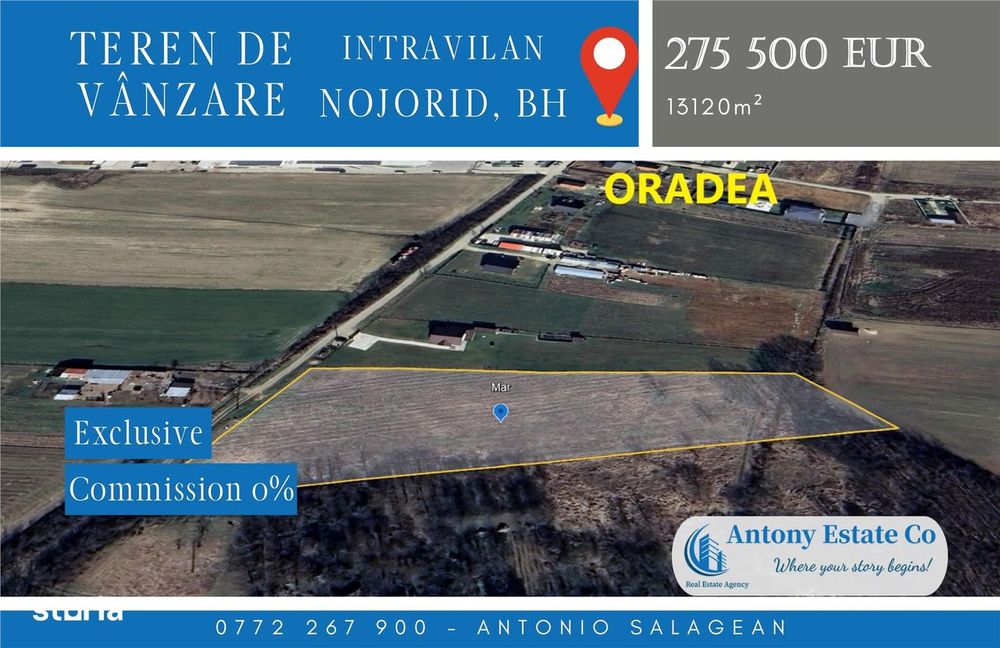 Teren intravilan de vânzare - Nojorid, MAR