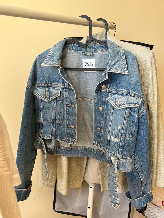 Дънково яке на Zara в размер XS