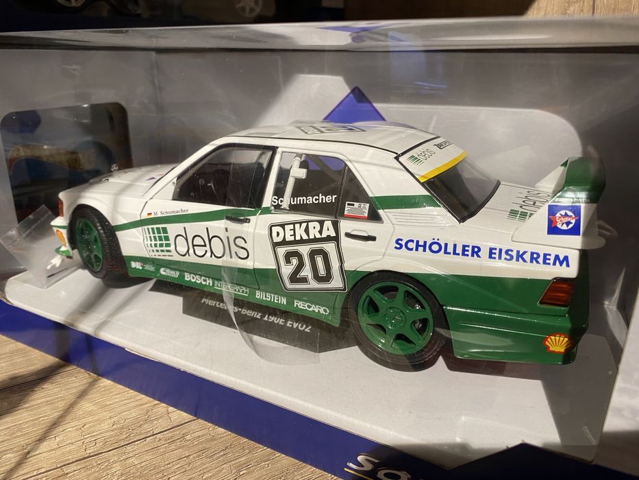 MERCEDES-BENZ 190E EVO II DTM 1990 machetă auto scara 1:18 SOLIDO