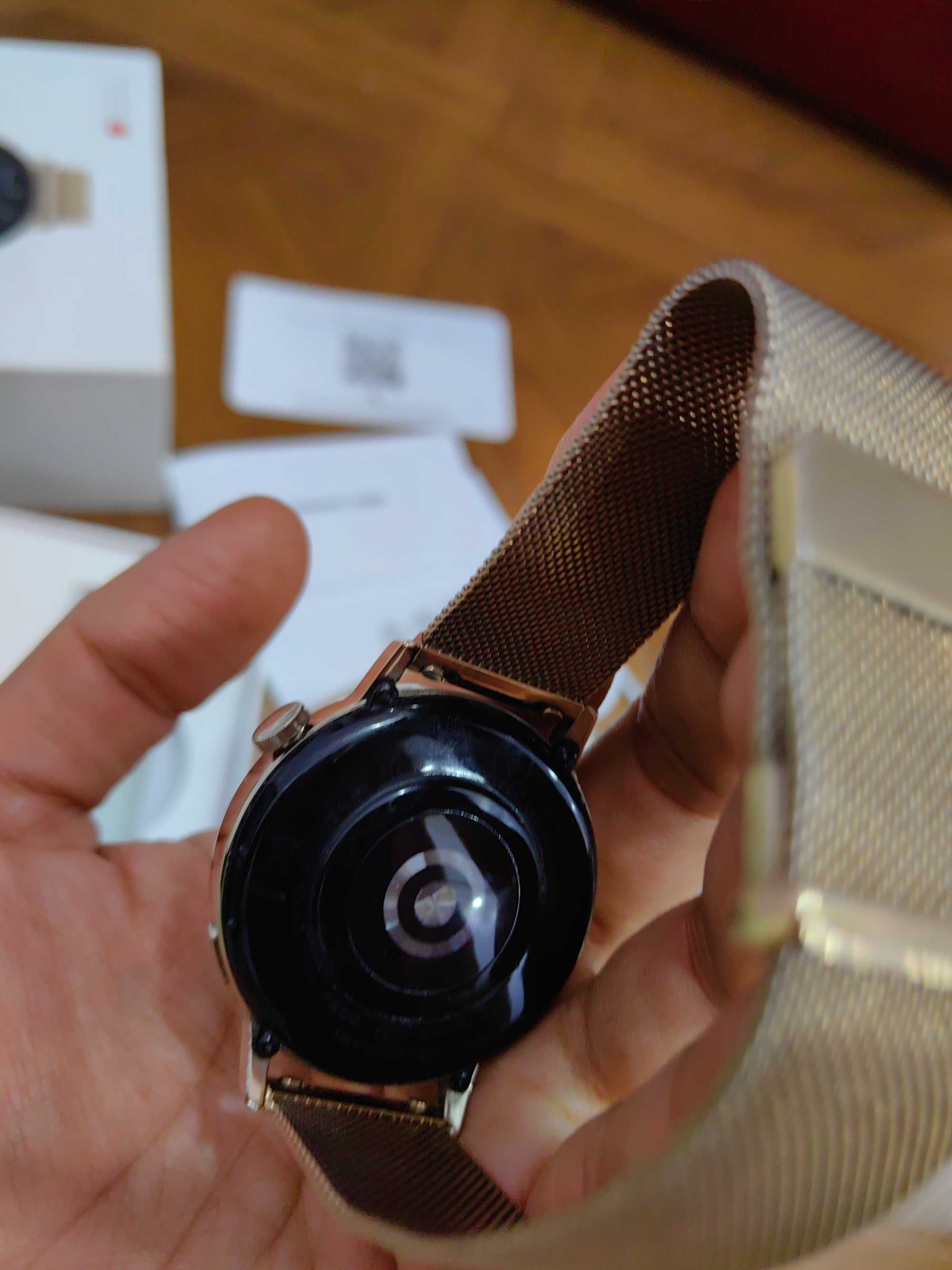 Смарт часы золото Huawei watch GT 3 42mm