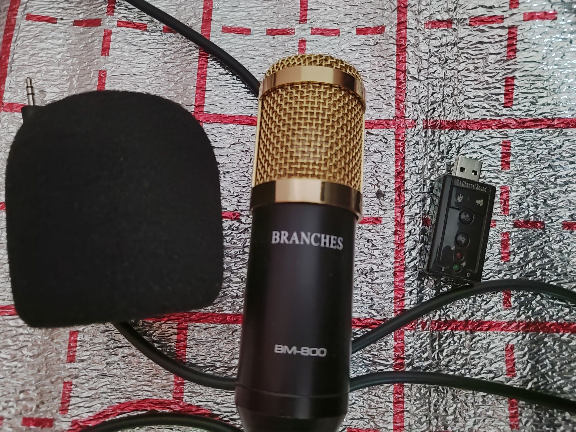Микрофон bm-800 Студийный