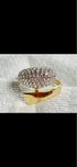 Inel aur 14 k cu zirconii model deosebit nou