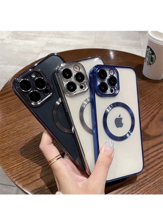 Iphone 14/15/16E/17/Pro/Max/Plus Husa Century Case Incarcare Magnetica