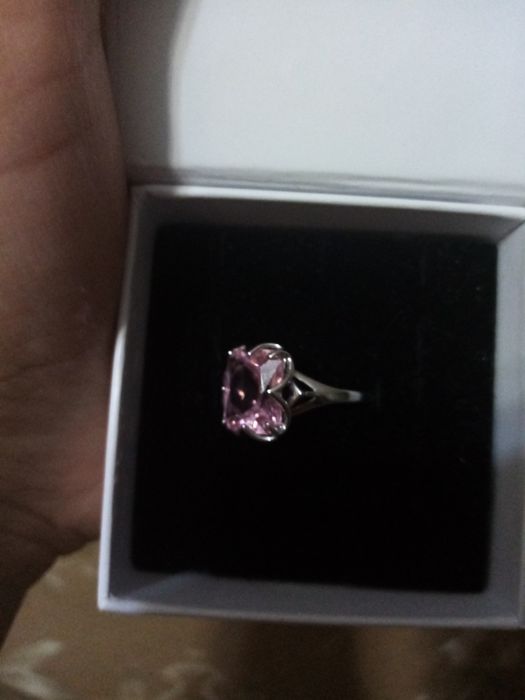 Свое серебрянное кольцо размер 19-19,5