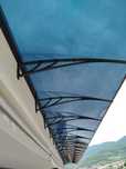 Copertina Aluminiu/ABS cu policarbonat/plexiglass pentru usa/geam HH