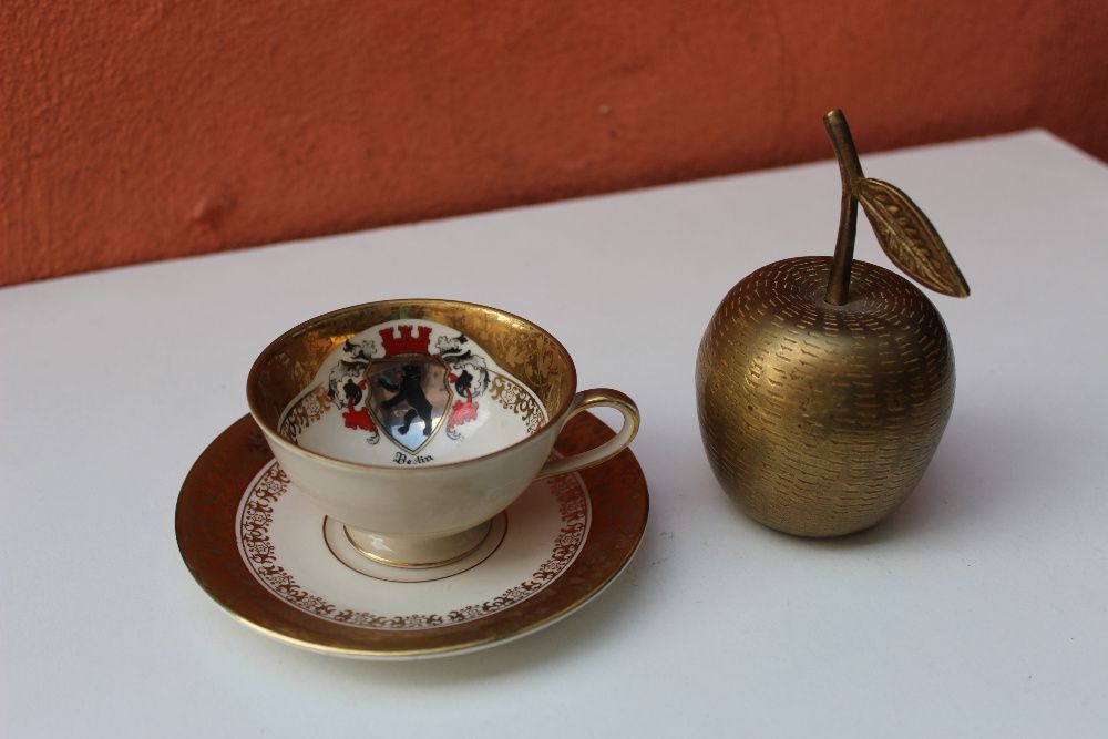 Set cafea portelan de colectie Vintage - KRONACH BAVARIA - Fine Gold
