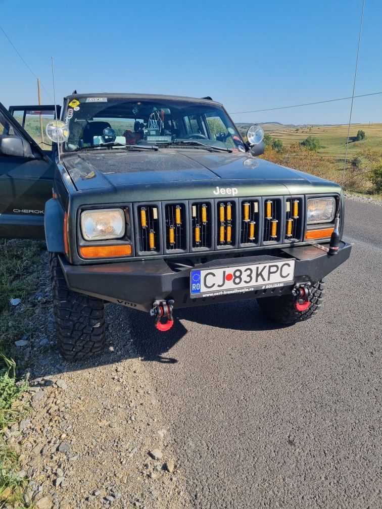 Bara fata metalica Off-road VPD pentru Jeep Cherokee XJ