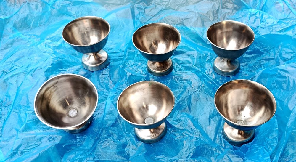 Рюмки мельхиор  СССР.