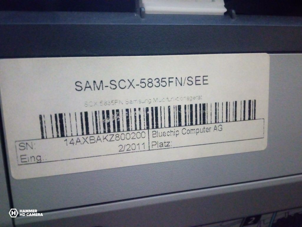 Принтер , Samsung SCX-5835FN