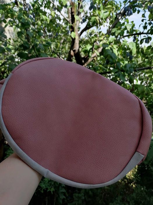 Geantă roz de umăr, încăpătoare